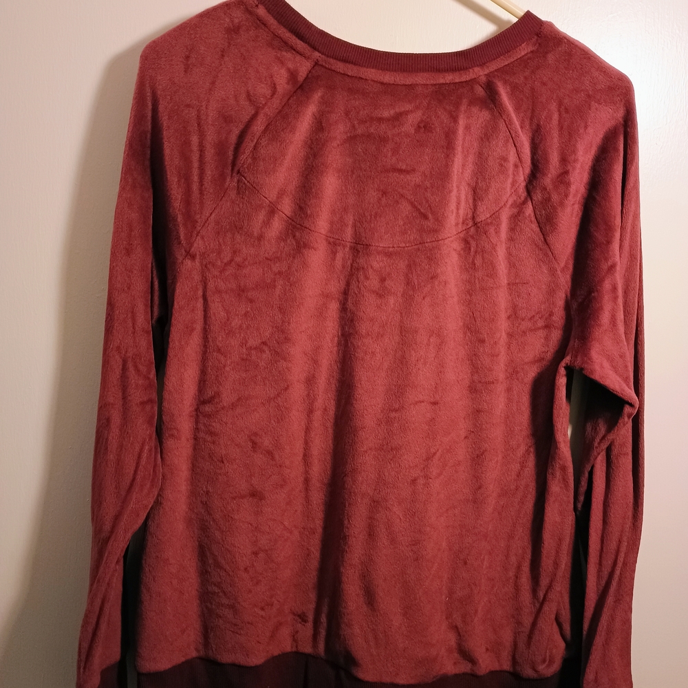 Secret Treasures Maroon Long Sleeve Sweatshirt - Picture 3 of 4